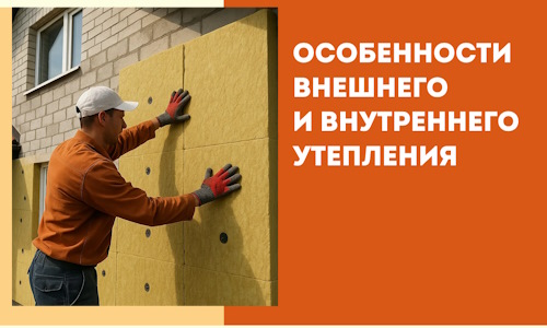 Какие особенности внешнего и внутреннего утепления в Глазове