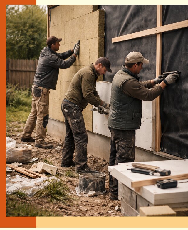 Утепление дачного дома под ключ в Глазове