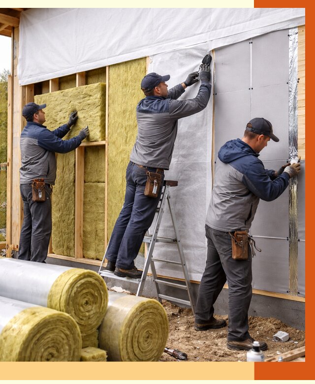 Утепление каркасного дома в Глазове от 4285 руб./м2 — профессионально | ТепломастерГлз