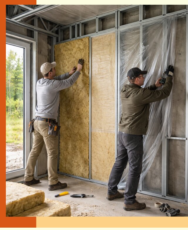 Утепление дома из ЛСТК в Глазове с гарантией качества и эффективности