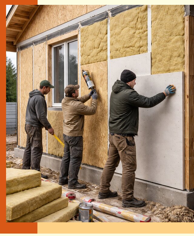 Профессиональное утепление дома из SIP-панелей в Глазове