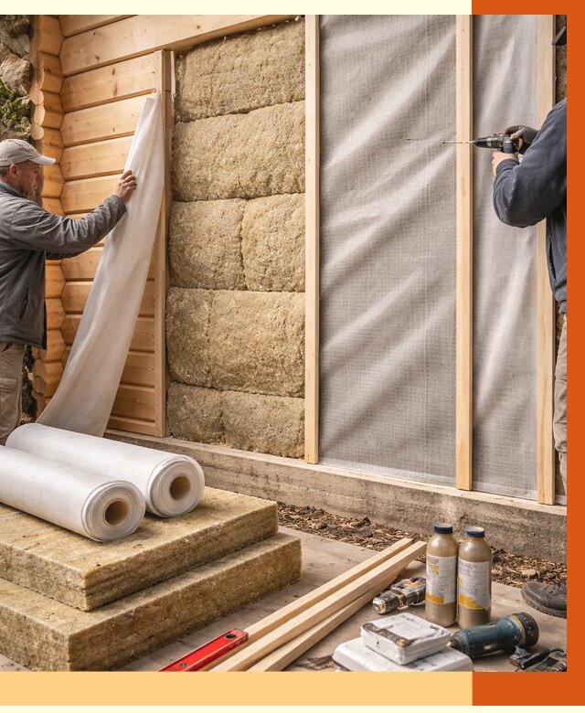 Утепление дома из минибруса в Глазове от 4591 руб/м2 — заказать профессионально | ТепломастерГлз