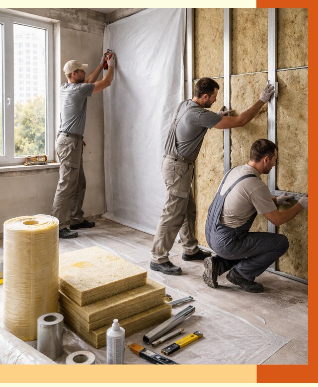 Утепление квартиры в Глазове от 4591 руб/м2 — утеплить квартиру изнутри и снаружи | ТепломастерГлз