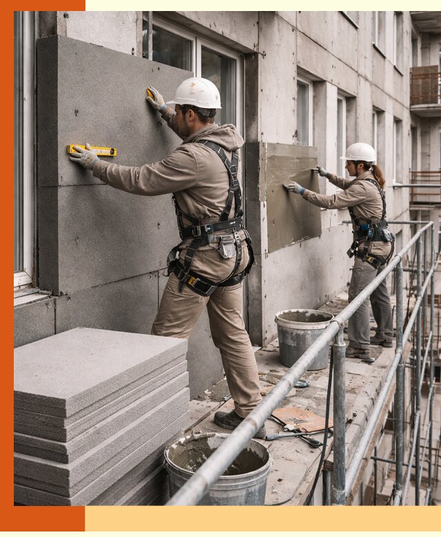 Утепление квартиры снаружи под ключ в Глазове