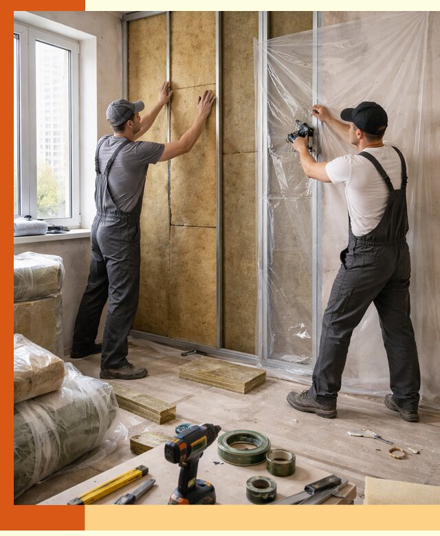 Утепление квартиры изнутри профессионально в Глазове