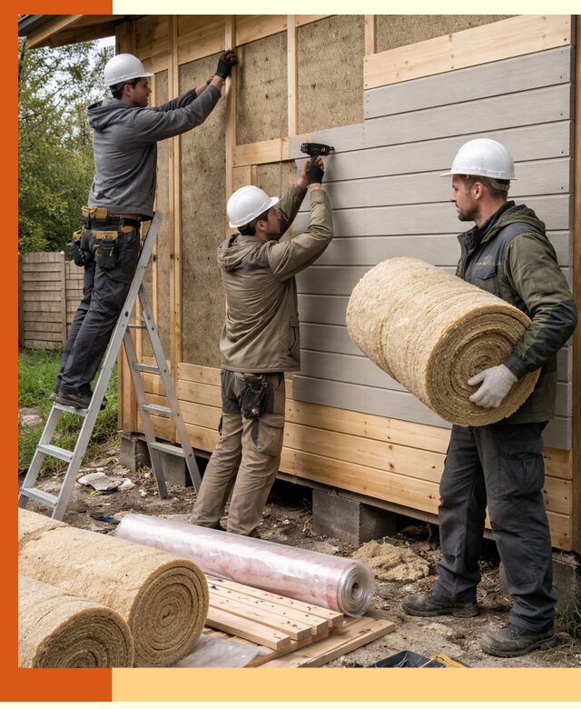 Утепление бани снаружи в Глазове профессионально и надежно