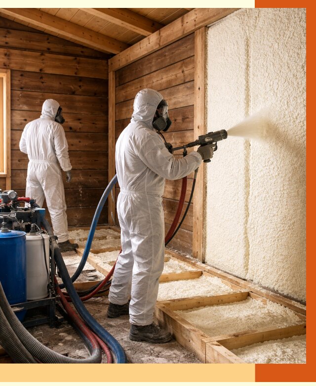 Утепление бани ппу в Глазове под ключ от 4285 руб./м2 | ТепломастерГлз - напыление и монтаж ппу