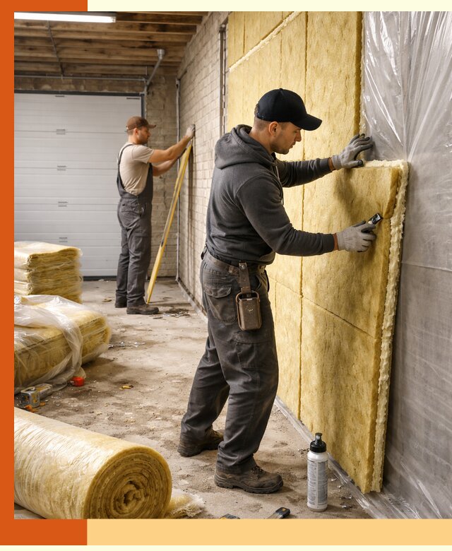 Утепление гаража под ключ в Глазове — все виды теплоизоляции