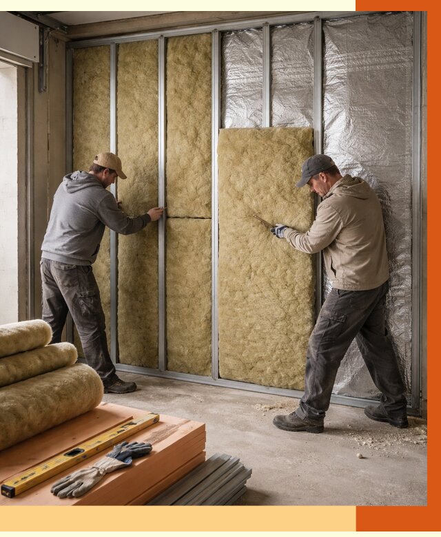 Утепление гаража изнутри в Глазове от 7652 руб/м2 — работы и цена | ТепломастерГлз