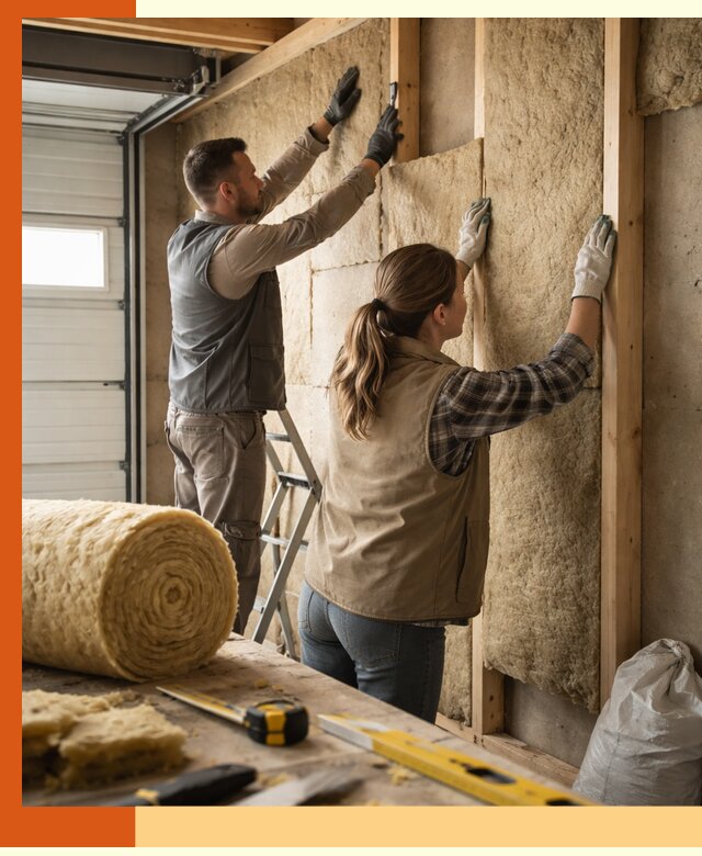 Утепление гаража изнутри в Глазове: быстро и надежно