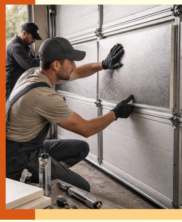 Утепление гаражных ворот в Глазове качественно и надежно