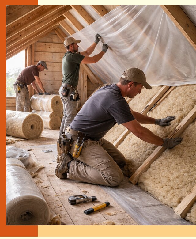 Утепление крыши изнутри в Глазове: профессионально и надежно