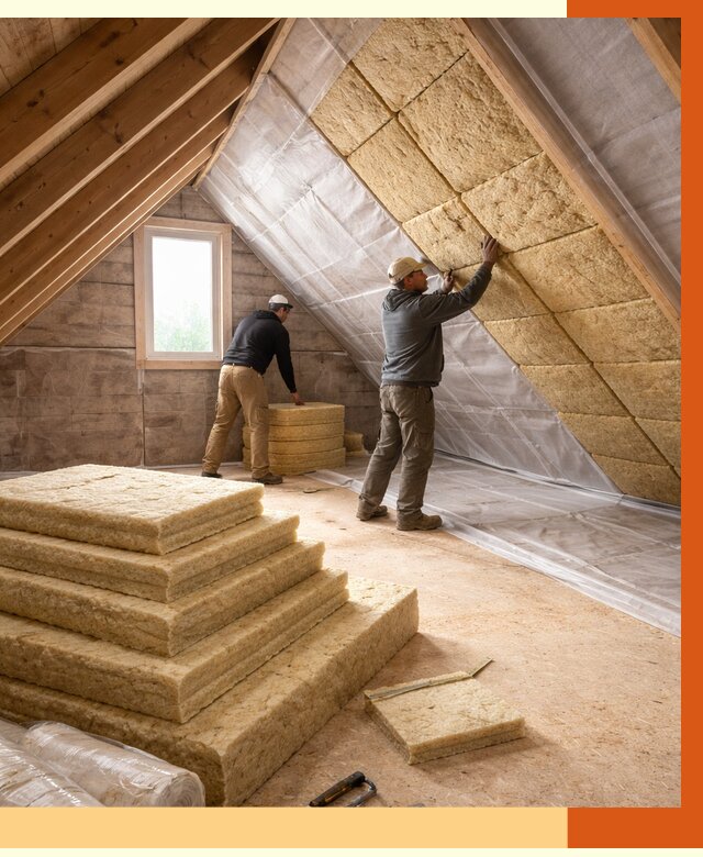 Утепление мансарды в Глазове от 2551 руб/м2 — комплексно и под ключ | ТепломастерГлз