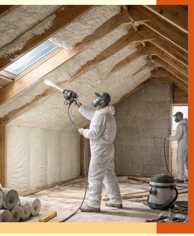 Утепление мансарды ППУ в Глазове от 2806 руб./м² — заказать под ключ | ТепломастерГлз