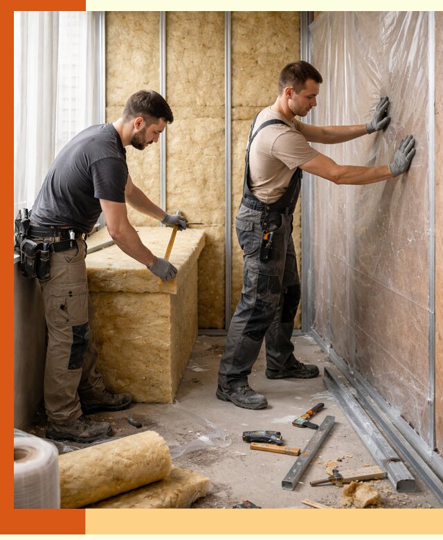 Профессиональное утепление лоджии в Глазове эффективно и надежно