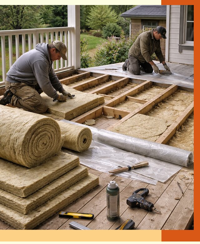 Утепление террасы в Глазове от 4285 руб./м2 — утеплить террасу под ключ | ТепломастерГлз