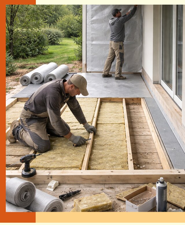 Утепление террасы в Глазове — тепло и защита круглогодично