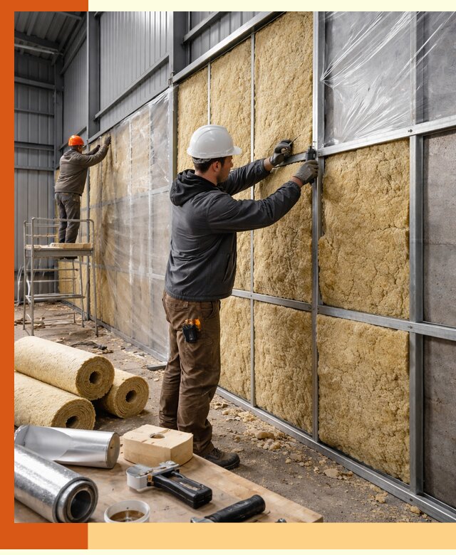 Утепление ангара в Глазове — профессиональная теплоизоляция помещений