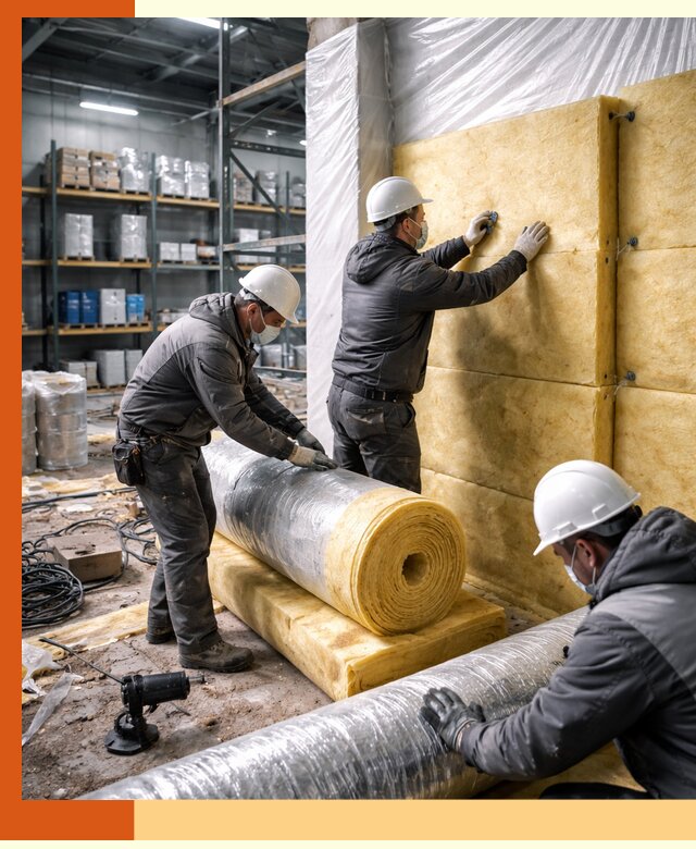 Утепление склада химсырья в Глазове: безопасная и эффективная изоляция