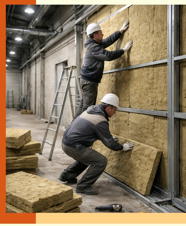 Утепление цеха под ключ в Глазове с гарантией качества