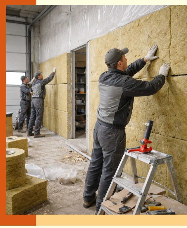 Утепление автосервиса и мастерских в Глазове качественно и надёжно