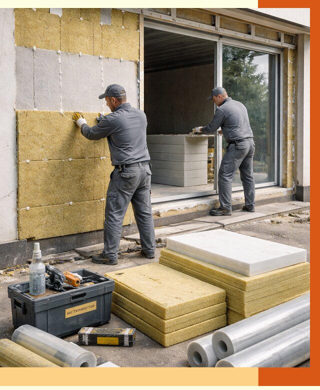 Утепление торгового павильона в Глазове от 14794 руб./м² под ключ | ТепломастерГлз