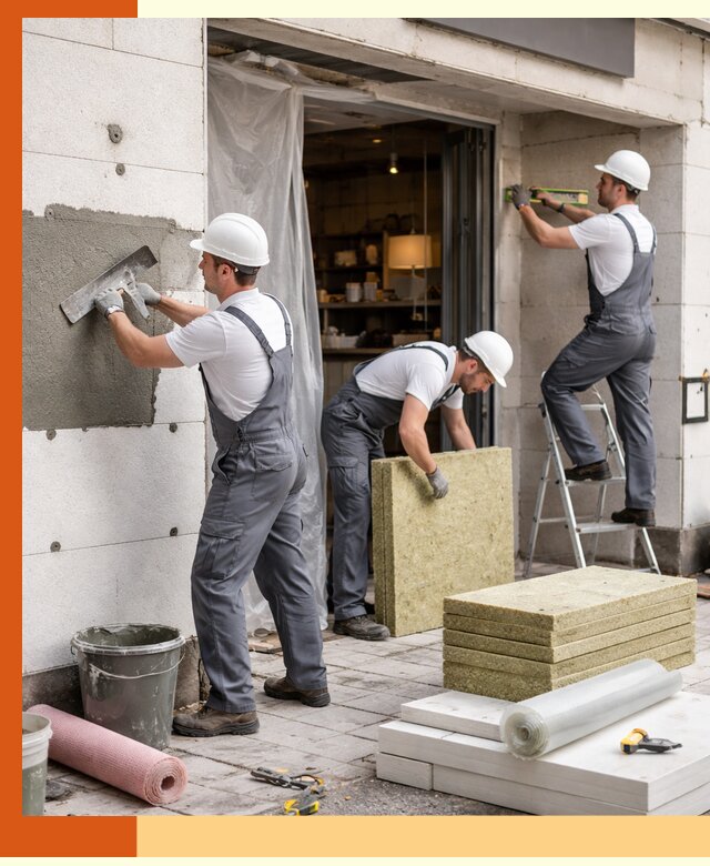 Утепление кафе в Глазове: профессиональная теплоизоляция и монтаж