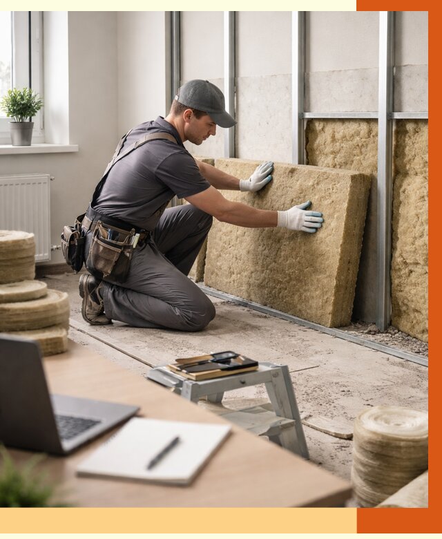 Утепление офиса в Глазове от 4591 руб/м2 — комплексное утепление офиса под ключ | ТепломастерГлз