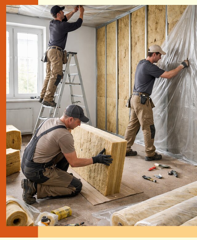 Утепление офисных помещений под ключ в Глазове