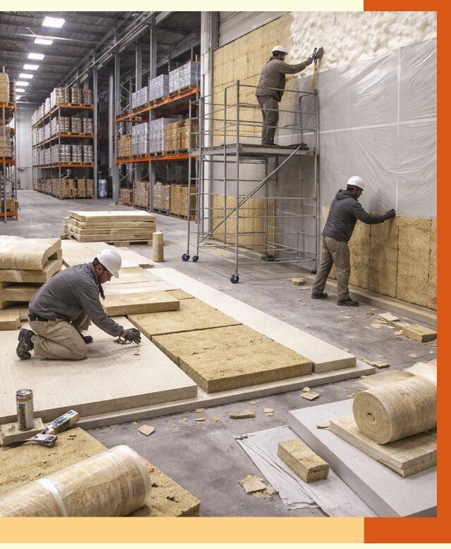 Утепление складского терминала в Глазове от 7652 руб./м² под ключ | ТепломастерГлз