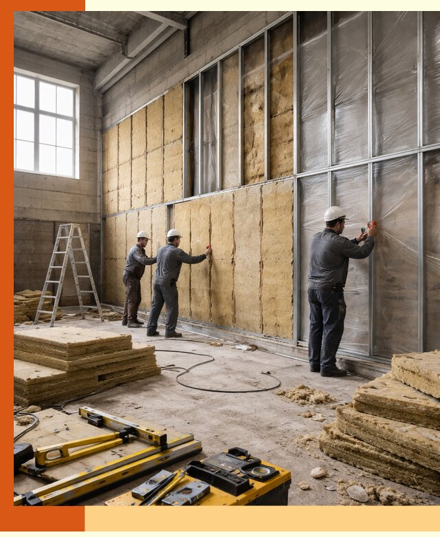 Утепление спортивного зала в Глазове качественно и недорого