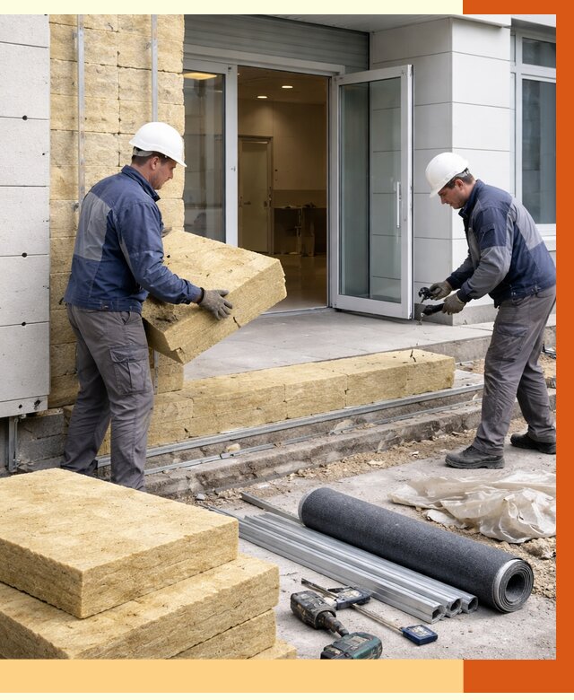 Утепление медицинского центра в Глазове под ключ от 12754 руб./м² | ТепломастерГлз