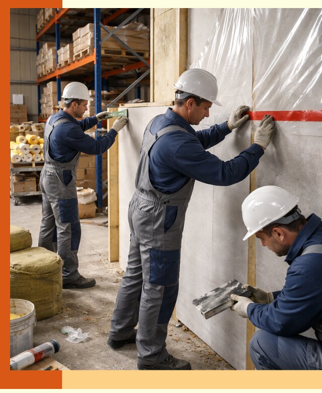 Утепление теплого склада под ключ в Глазове