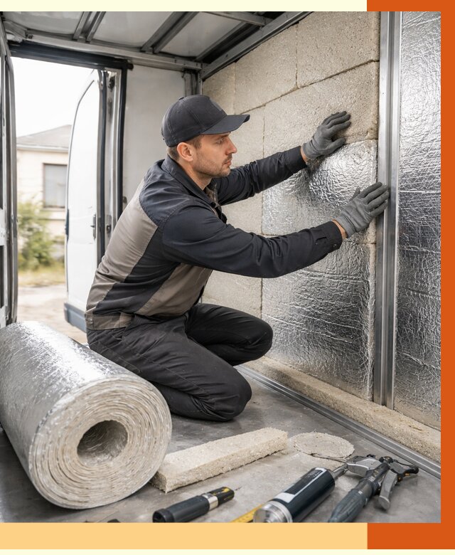 Утепление фургона рефрижератора в Глазове от 12754 руб./м² под ключ | ТепломастерГлз