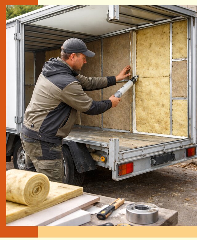 Профессиональное утепление прицепа в Глазове для любых условий