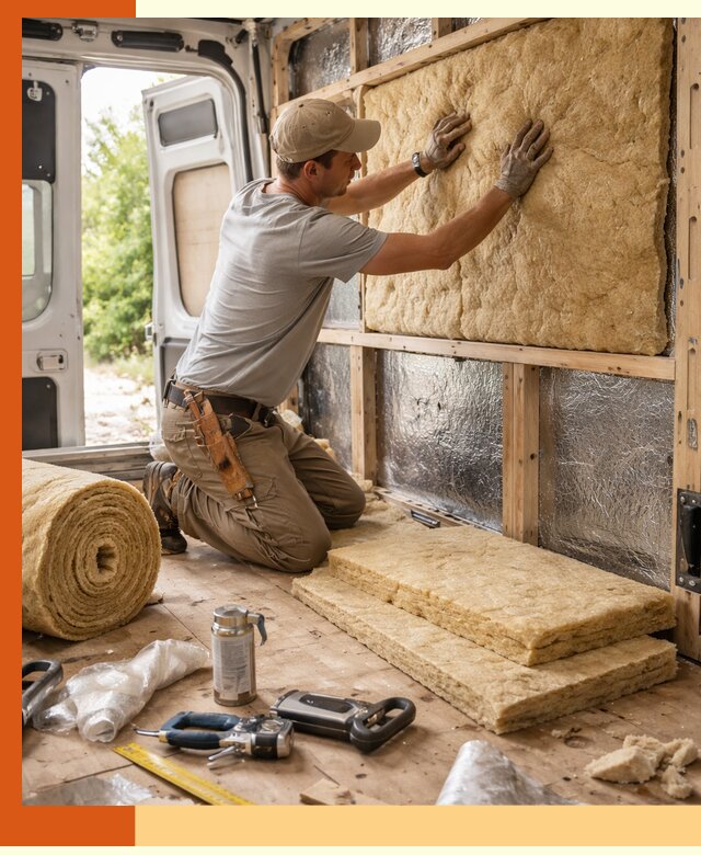 Утепление кемпера под ключ в Глазове с гарантией качества