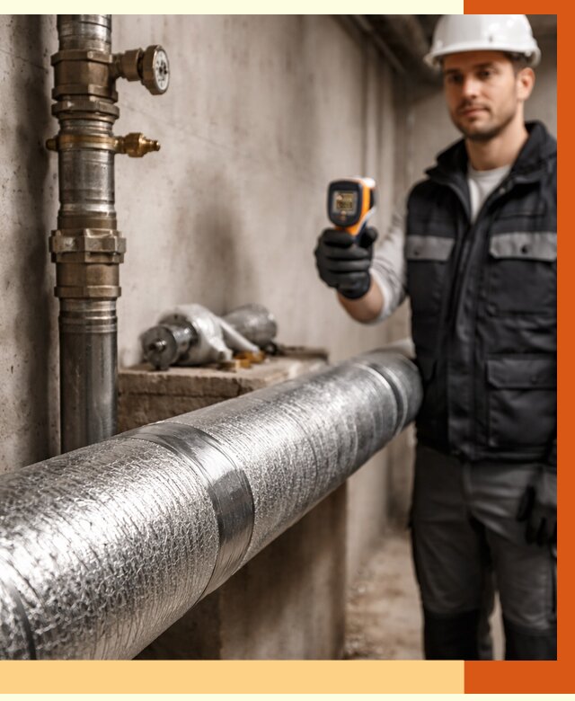 Утепление труб водоснабжения в Глазове от 8673 руб. за м² — услуги ТепломастерГлз