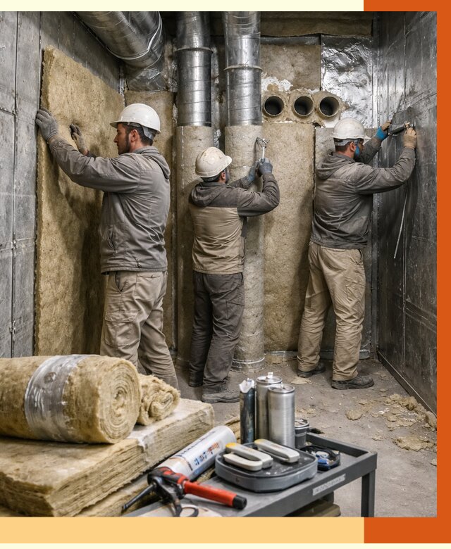 Утепление венткамеры в Глазове под ключ от 1479 руб. — профессионально | ТепломастерГлз