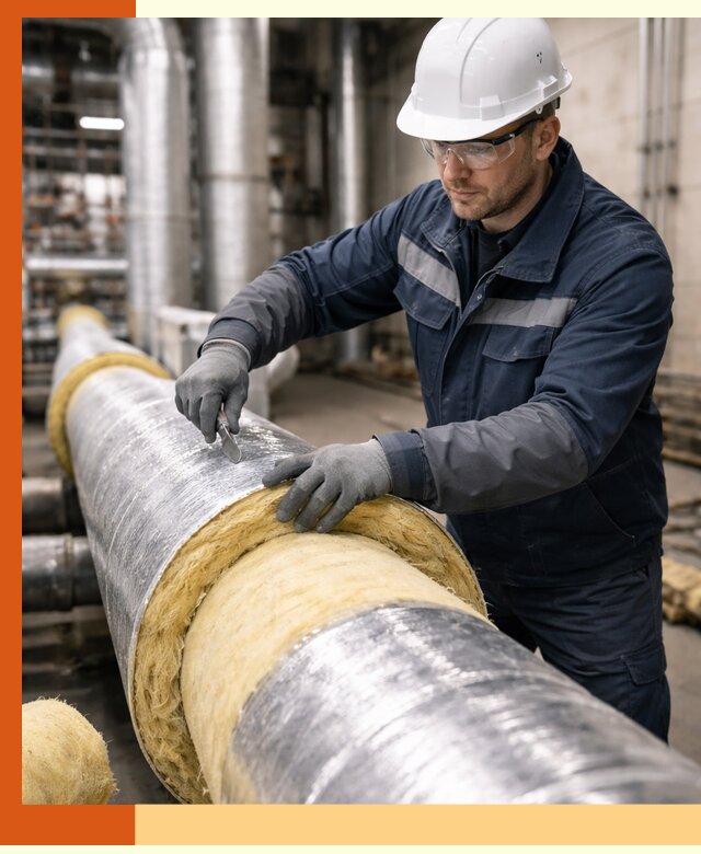 Утепление технологического оборудования и заводских установок в Глазове