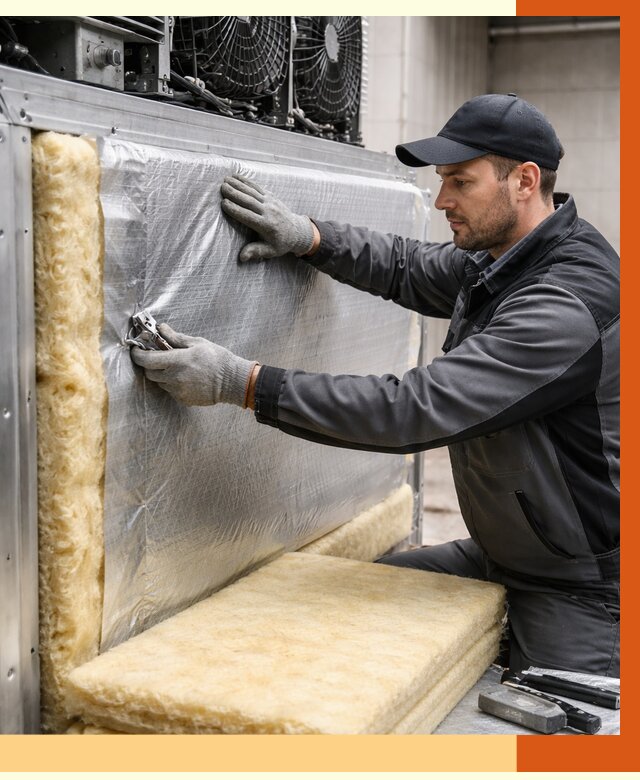 Утепление холодильного агрегата в Глазове от 8673 руб. под ключ | ТепломастерГлз