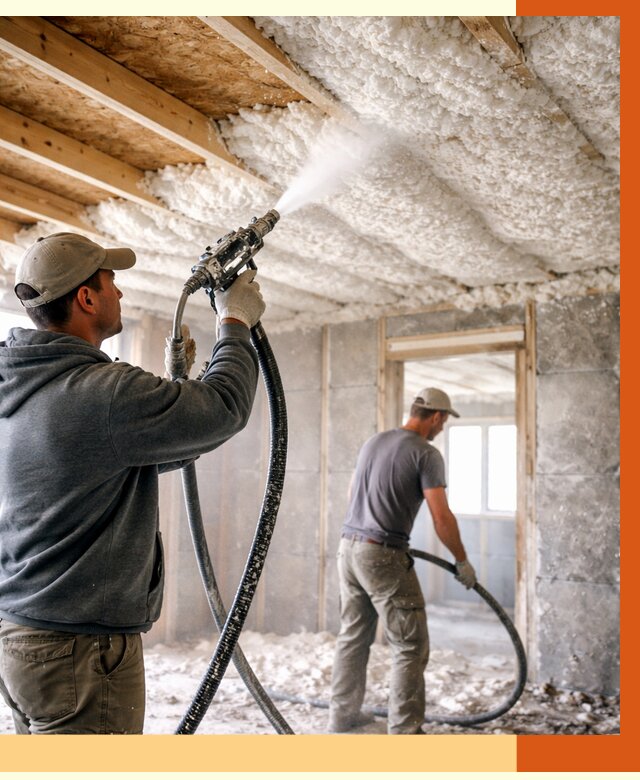 Утепление пеноизолом в Глазове от 1632 руб./м2 под ключ | ТепломастерГлз