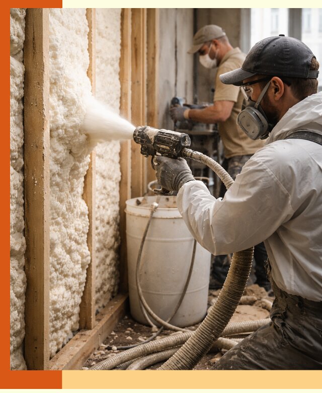 Утепление пеноизолом жилых и коммерческих объектов в Глазове