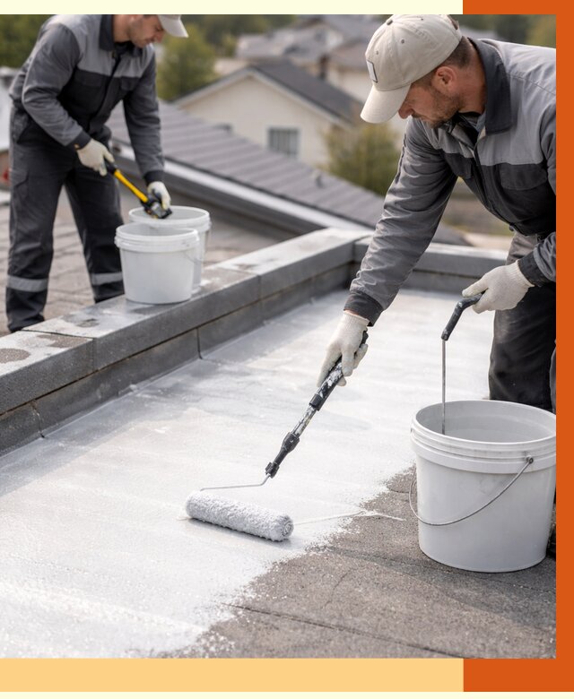 Утепление кровли жидкой теплоизоляцией в Глазове от 2194 руб./м2 | ТепломастерГлз