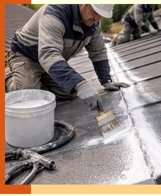 Утепление кровли жидкой теплоизоляцией в Глазове