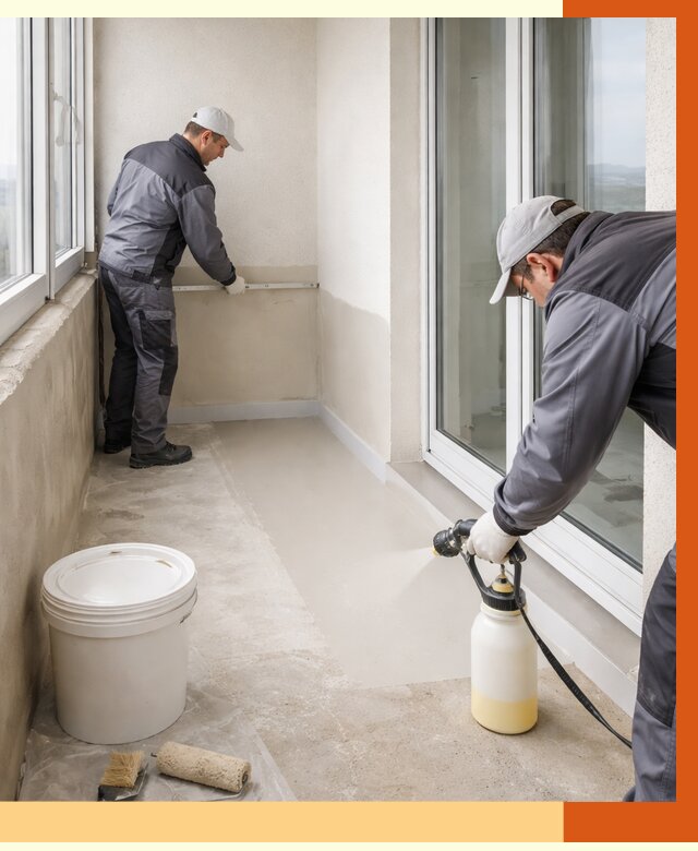 Утепление балкона жидкой теплоизоляцией в Глазове от 5867 руб./м2 | ТепломастерГлз