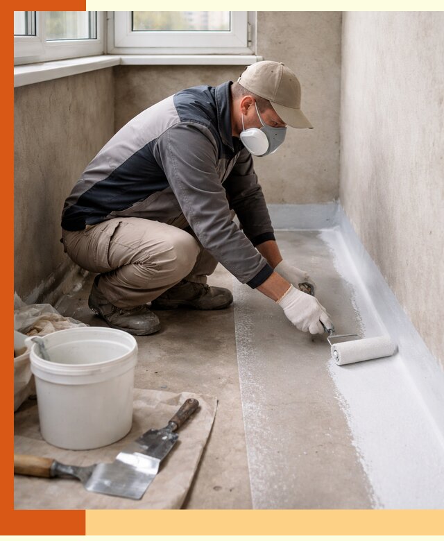 Утепление балкона жидкой теплоизоляцией в Глазове