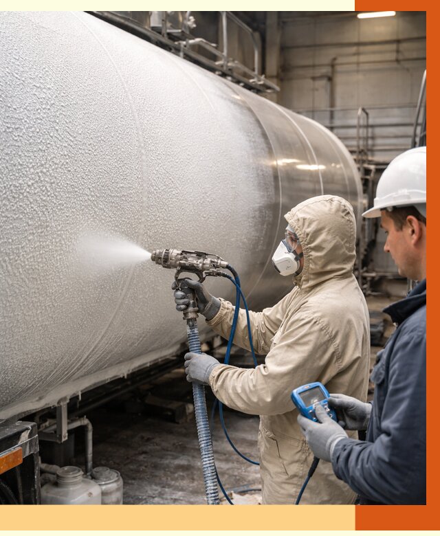 Утепление автоцистерны жидкой теплоизоляцией в Глазове от 14794 руб. под ключ | ТепломастерГлз