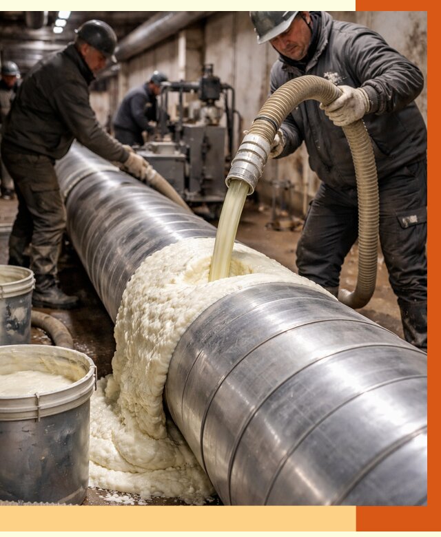 Утепление теплотрассы жидкой теплоизоляцией в Глазове от 4285 руб. | ТепломастерГлз