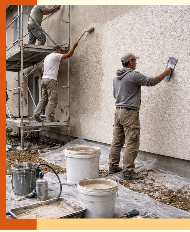 Утепление фасада жидкой пробкой в Глазове