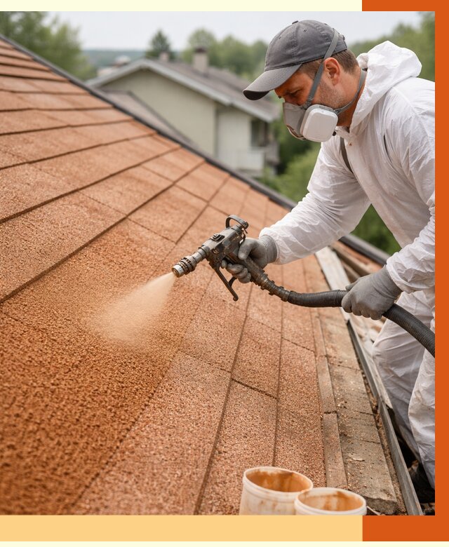 Утепление кровли жидкой пробкой в Глазове от 2755 руб./м² под ключ | ТепломастерГлз